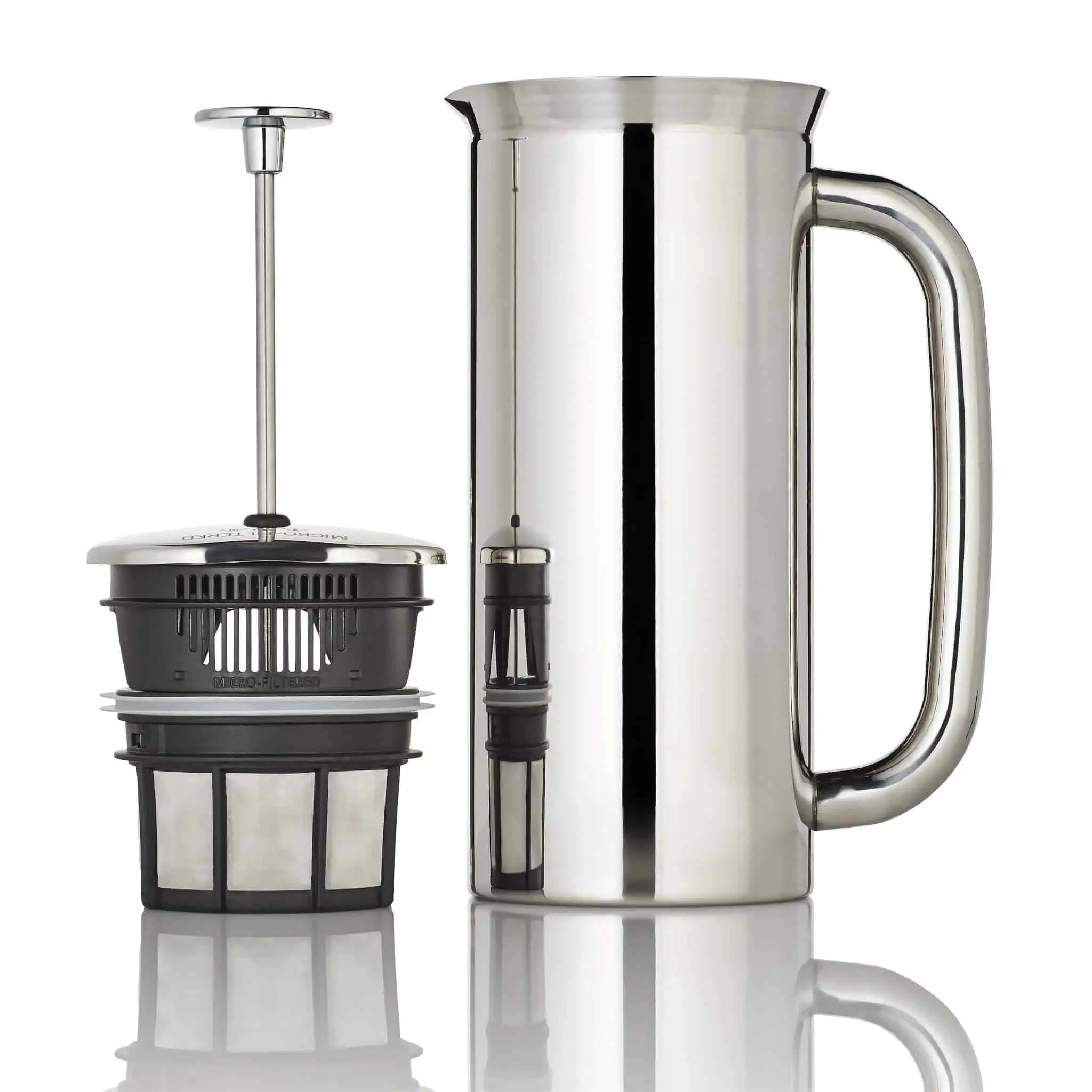 French Press Filtration System Patented Upgrade Kit